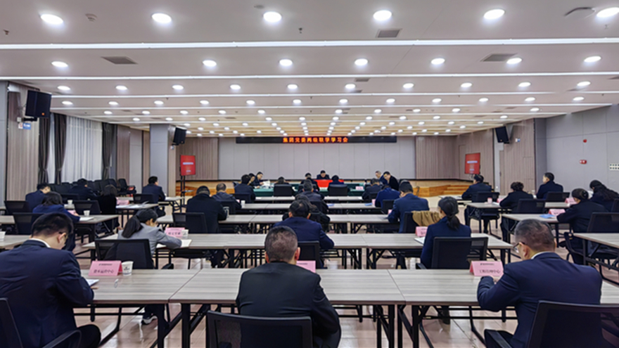 谈球吧集团党委召开两级联学学习会_副本
